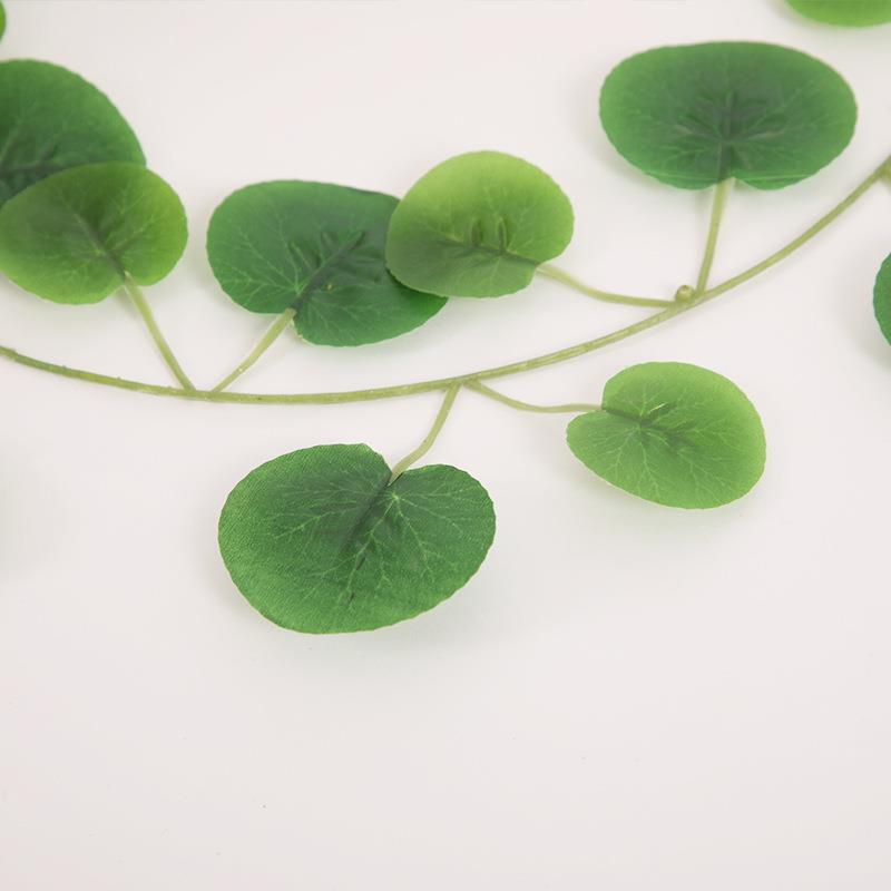 仿真72叶地瓜叶葡萄叶藤家居装饰绿萝小藤条叶管道海棠藤