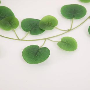 仿真72叶地瓜叶葡萄叶藤家居装饰绿萝小藤条叶管道海棠藤