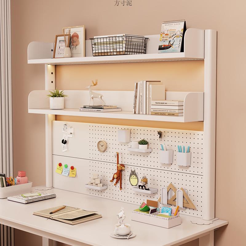 桌面置物架可拆卸洞洞板书桌学生家用办公书架收纳整理架储物架子