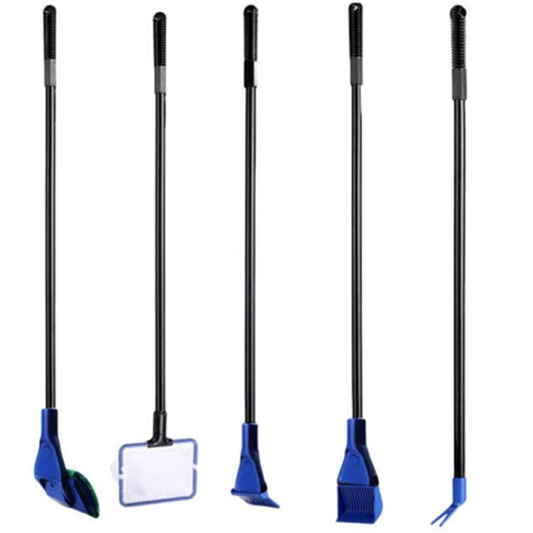 宠物鱼缸清洁套件海藻刮刀大手吸5件套组合清洁套装虹吸管换水器