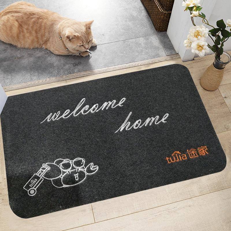 广告地毯门垫logo蹭蹭垫广告垫防滑垫地毯餐厅红色礼品刺绣脚垫