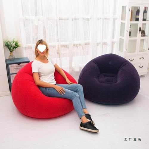 跨境充气沙发单人懒人沙发椅可折叠户外休闲厚沙发床新款
