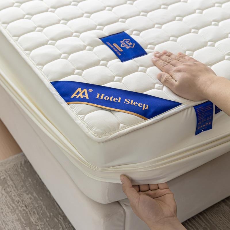 A类酒店专用床笠夹棉加厚床笠保护罩纯棉床罩宾馆民宿床套2025新~