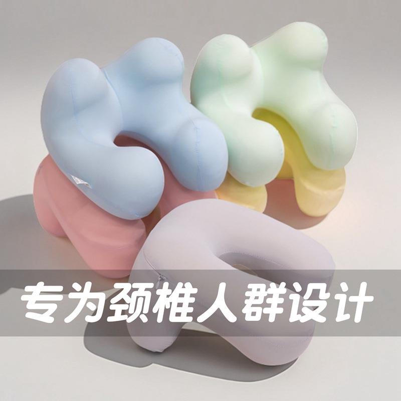 冰丝午睡枕小学生趴桌子上睡觉抱枕u型枕办公室趴睡枕车载颈枕夏