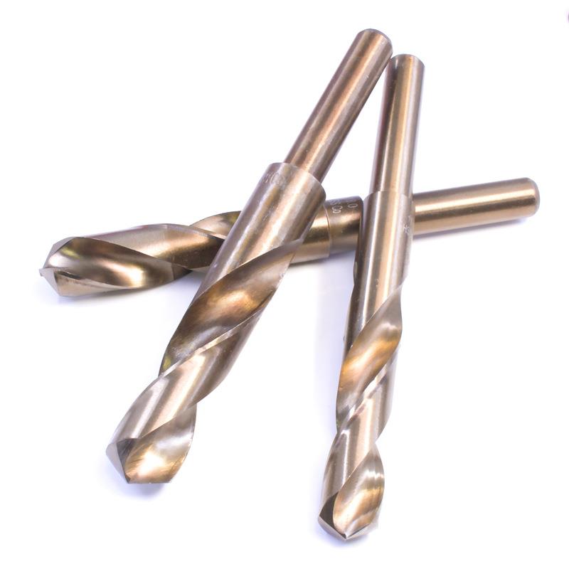 HSS6542全磨含钴麻花钻1/2小柄钻头缩等柄钻不锈钢模具钢铁板钻咀