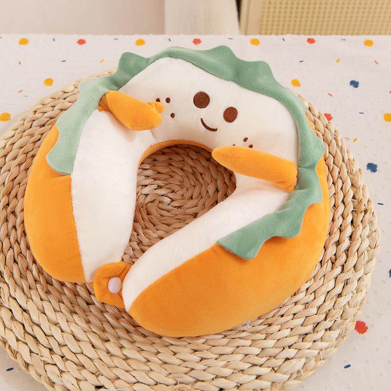 吐司u型枕护颈可拆洗颈椎pp棉脖枕u形枕头可爱头枕靠枕脖子车用