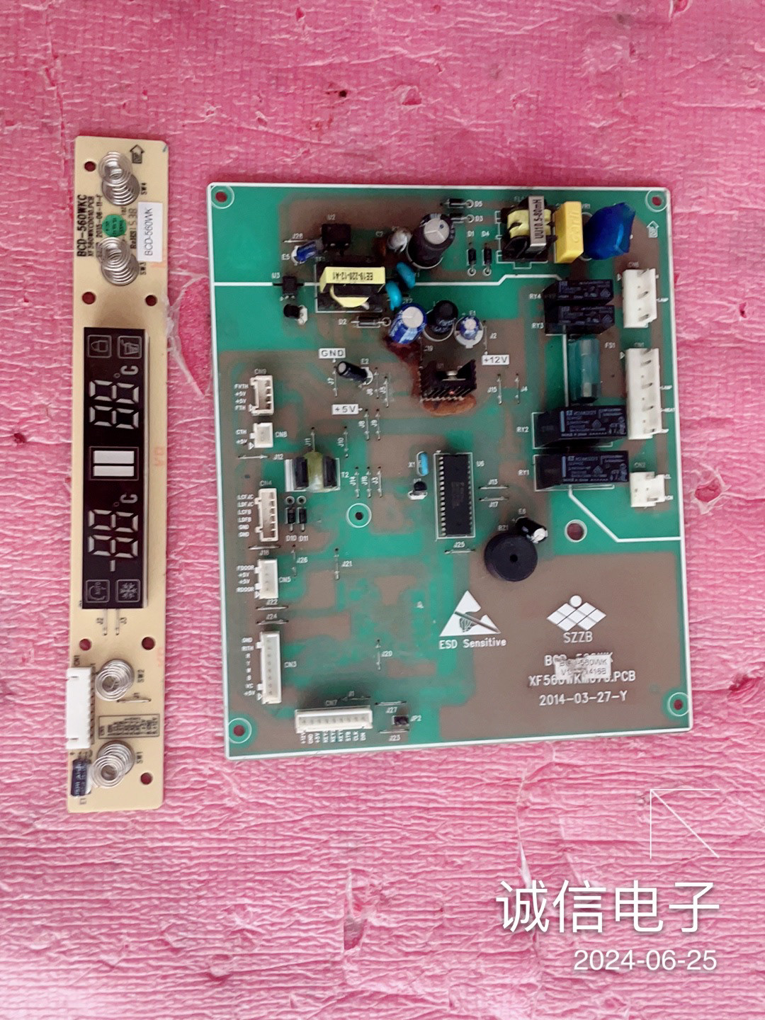 新飞冰箱主板 显示板 bcd-560wk  xf560wkm070.pcb bcd-560wkc