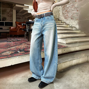 新品 3.28 海盐白茶酵素水洗手工磨白浅蓝牛仔裤 zopiclone