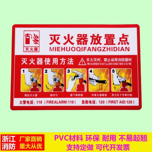 使用方法说明灭火器放置点定制