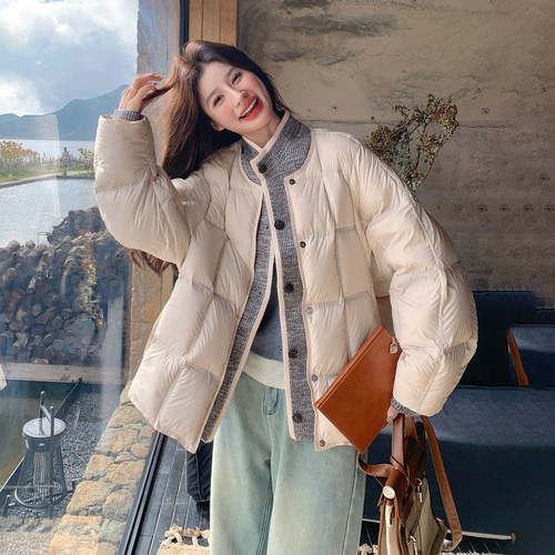 爆款推荐2025新款90白鸭绒羽绒服现货P275K358