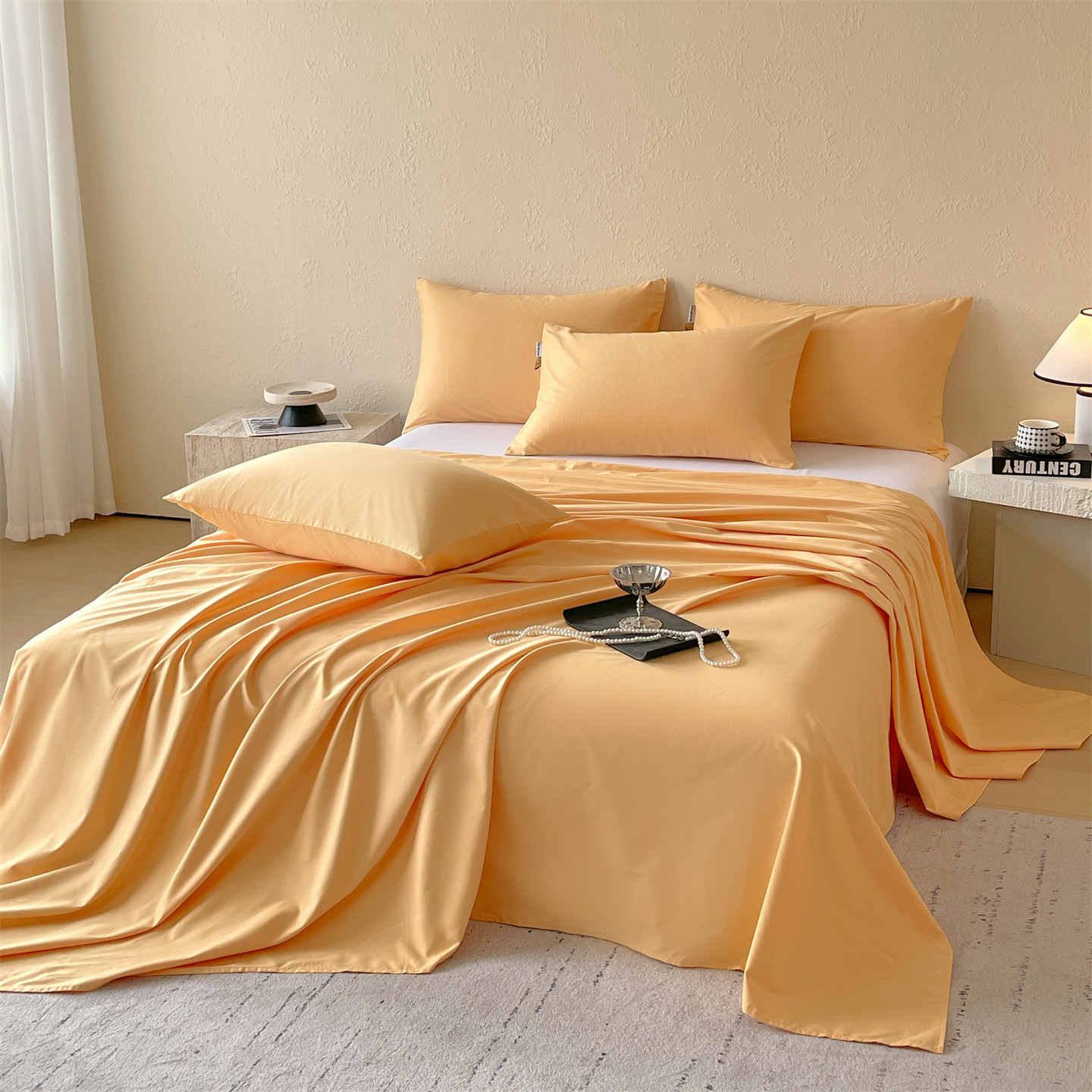 ELEVISS60支全棉磨毛床单床笠