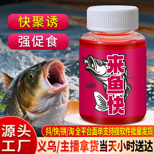 来鱼快添加剂2025新款鲤鱼鲫鱼淡水鱼浓缩腥野钓鱼小药诱食鱼饵料