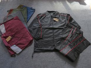 外贸嘻哈街舞薄外套内网运动服运动套装长袖长裤宽松涤纶109013