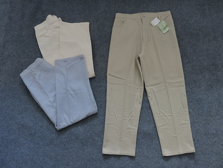 外贸日单女士棉显瘦女裤九分裤