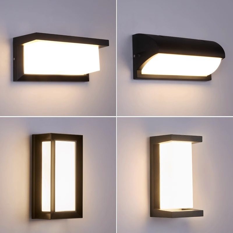 户外壁灯方形防水LED防潮庭院别墅外墙走廊阳台北欧新款led壁灯