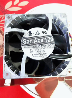 9SG1212P1G03 原装日本三洋SANYO 12V 4A 12038 汽车增压暴力风扇