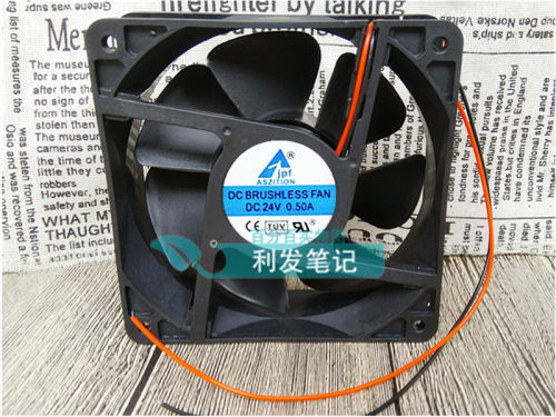全新DC BRUSHL ESS FAN 12038 DC24V 0.50A电箱电源 排气散热风扇