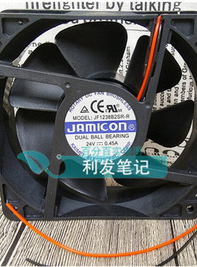 JF1238B2SR-R原装JAMICON 12038 24V0.45AUPS变压变频器滚珠风扇