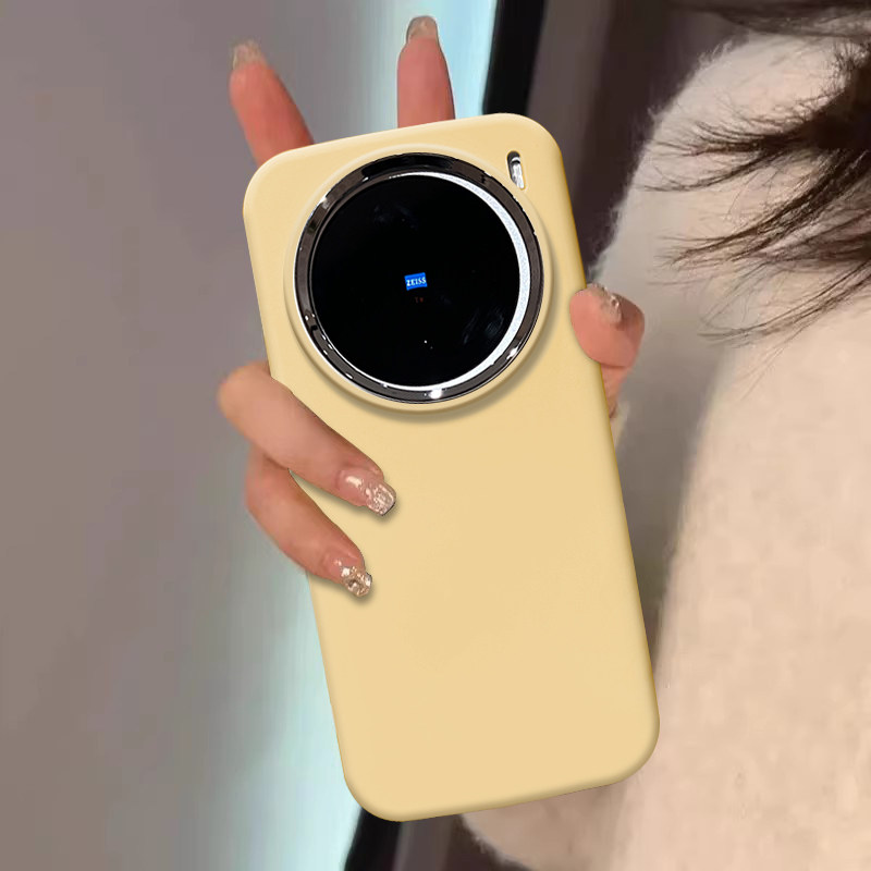 新款华为nova13手机壳适用pura70高级感p60电镀镜框mate50Pro奶黄色40纯色Nova12ultra简约10全包9软硅胶8/5G