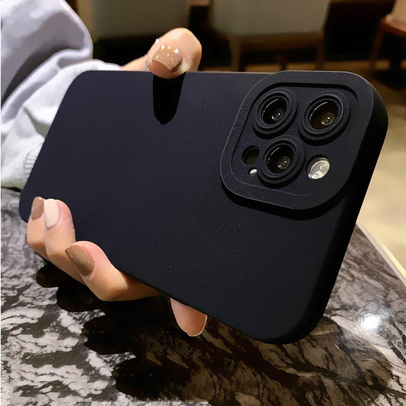 经典纯黑色适用oppofindx3/X7/X6pro手机壳reno11/9/8高级7se液态12硅胶5小众4se女k10/k9s直边k7x全包k5防摔