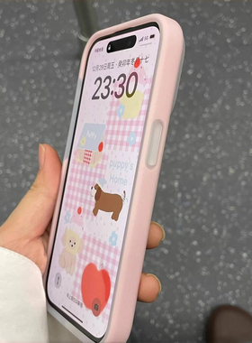 果冻粉嫩少女心浅粉IQOO13适用vivoX200spromini手机壳X100s耐脏S20液态硅胶S19新S18软糯S17全包防摔保护套