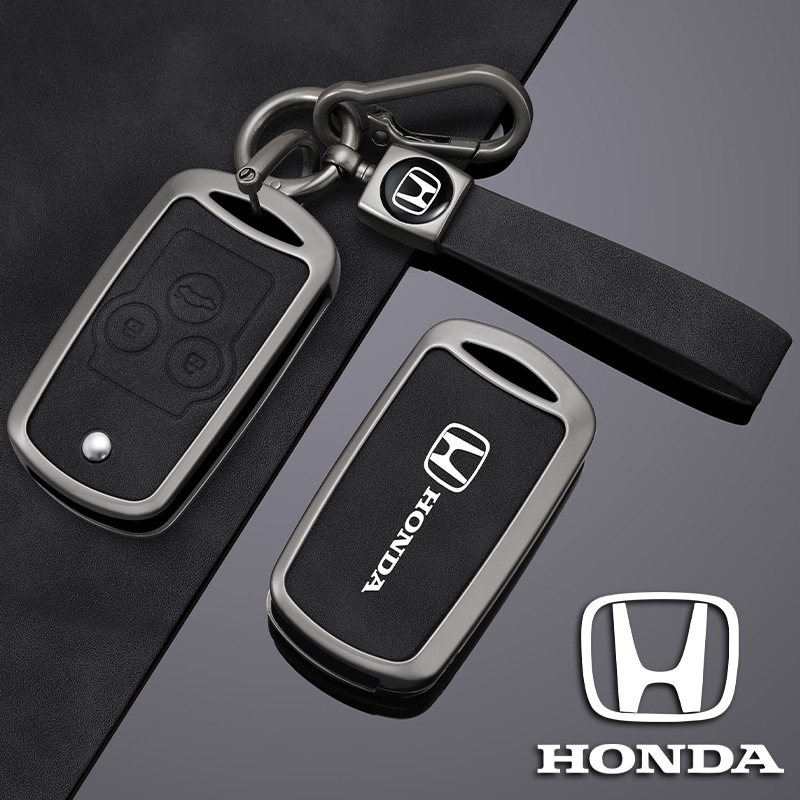 适用12/13款本田CRV钥匙套8代八代半雅阁歌诗图老款思域车钥匙壳