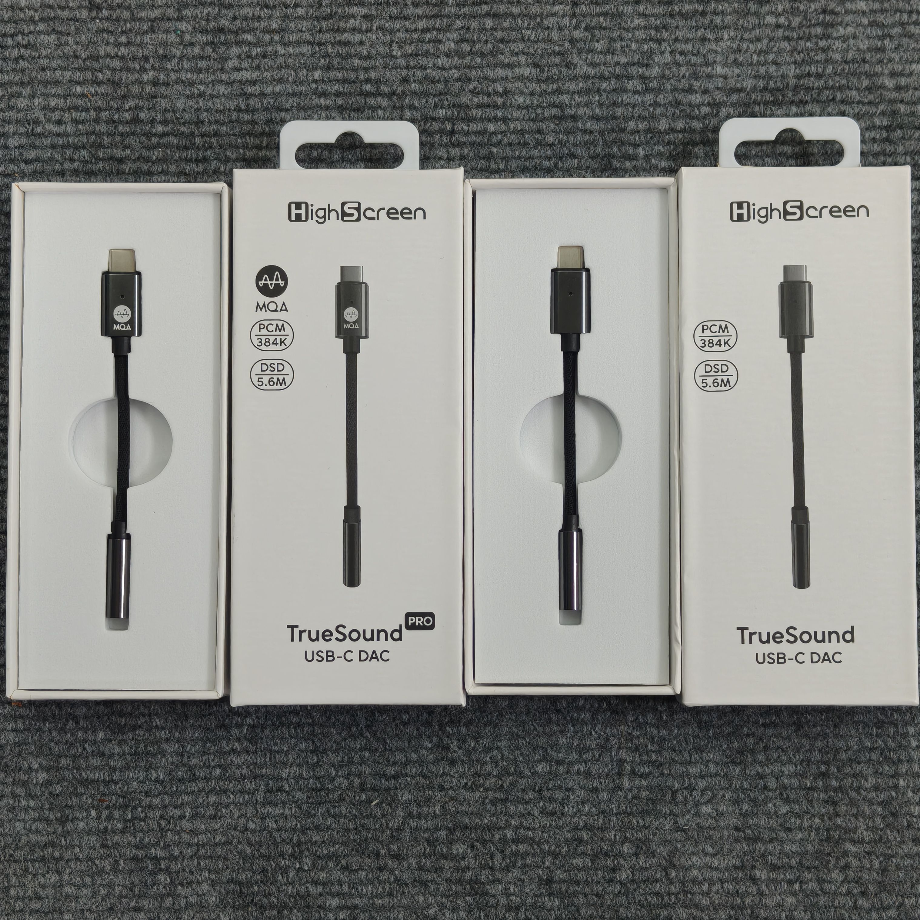 旗舰级别 Highsereen 耳放ESS9281CPRO解码USB-C DAC小尾巴转换头