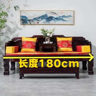 实木中式罗汉床禅床坐卧榻围子床罗汉榻炕床贵妃榻弥勒榻三围子床