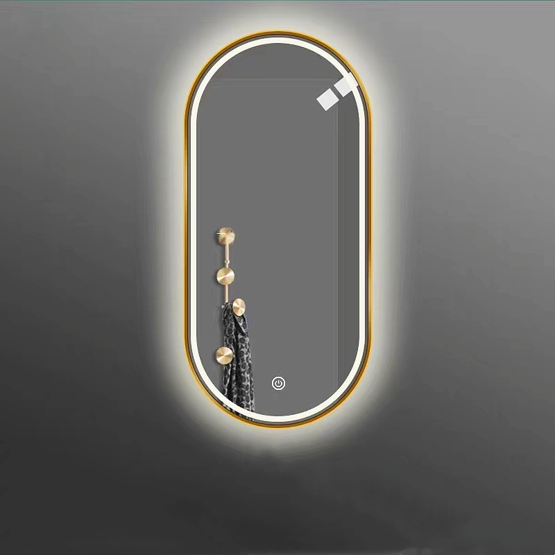 椭圆形智能除雾浴室镜子挂墙卫生间酒店带灯led卫浴镜触摸梳妆镜,家装主材,浴室镜,淘宝优惠券,粉丝福利购,淘宝优惠卷
