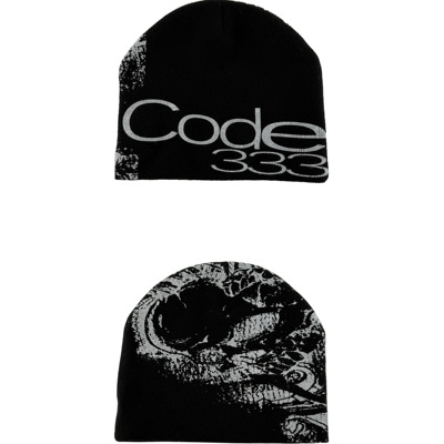 pccvision双色骷髅印花冷帽