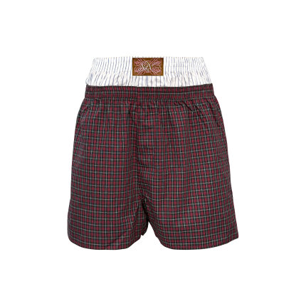 [PCCVISION] 3MAN0N s3x双色拼接格子宽松阿罗裤