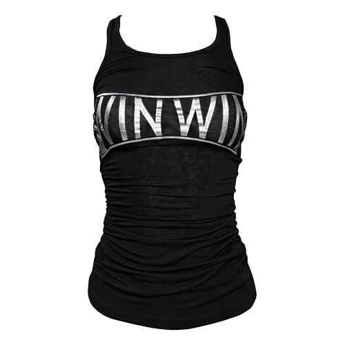 [PCCVISION] 3MAN0N winwin工字型烫银超弹透气印花黑色长款背心