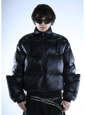pccvision潮立领秋冬短羽绒服