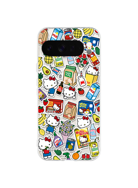 美乐蒂适用于谷歌pixel10proXL/9pro透明手机壳Google Pixel10A/9A卡通猫9pro XL彩绘7Pro/8A公主6A软壳8pro