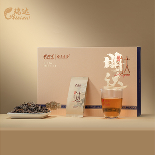 瑞达福鼎白茶【明达D18942】2018年寿眉散茶 袋泡装 120g礼盒