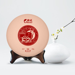 瑞达福鼎白茶 2017年二级寿眉 紧压白茶饼 口粮茶 喜乐300克