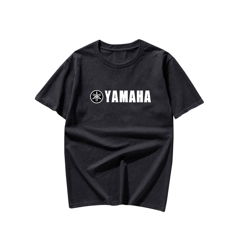 雅马哈本田铃木川崎摩托车短袖男女定制赛车机车T恤骑行宽松半袖