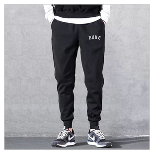 美国NCAA杜克DUKE篮球大学裤子男女运动裤休闲长裤宽松卫裤可定制