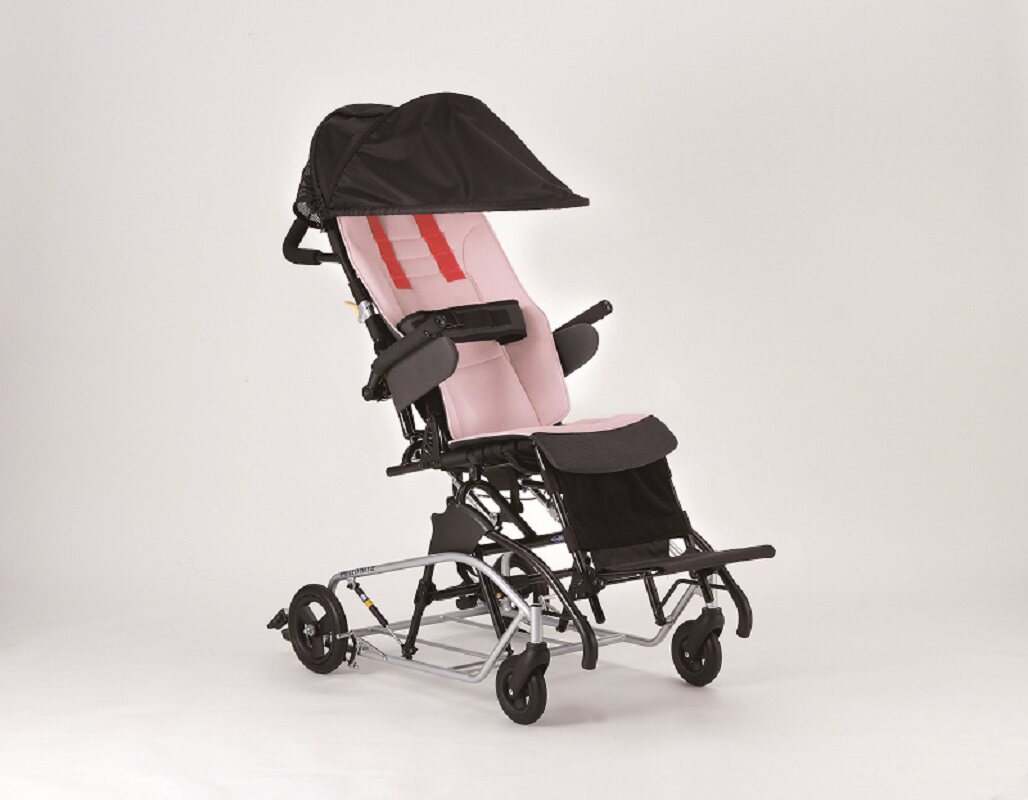 中进儿童轮椅折叠轻便可躺全躺脑瘫航钛铝合金小孩婴儿少年麻痹症