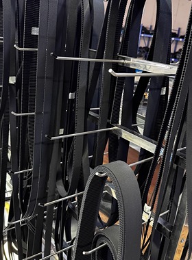 力士乐PTS1托盘线防静电同步带3842992517黑色防滑皮带25T5/16T5