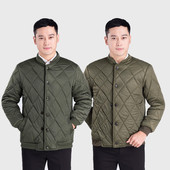 冬季 加厚弹力棉衣劳保男工人棉袄冷库工作服防寒服短款 外套内外穿