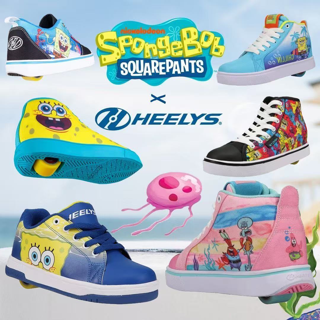 美国heelys女童暴走鞋 时尚清仓断码随机发处理正品轮滑单轮夏款