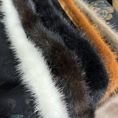 水貂毛毛领子毛毛花边配件