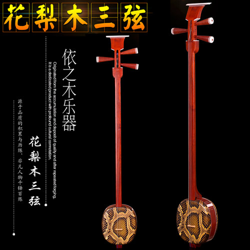 苏州民族乐器红花小三弦