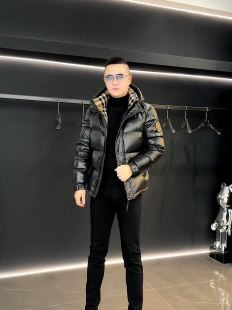 冬季 款 新品 百搭休闲经典 加厚保暖连帽羽绒服外套舒适时尚 2025男士