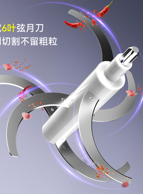 【配件-绞肉刀头】扬子5升绞肉和面机专用绞肉精钢刀头4/6叶刀头