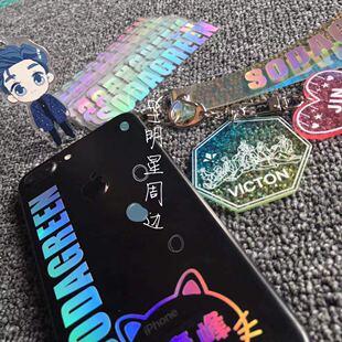 hologram stickers全息镭射贴纸定制姓名贴纸定制应援棒贴纸定制