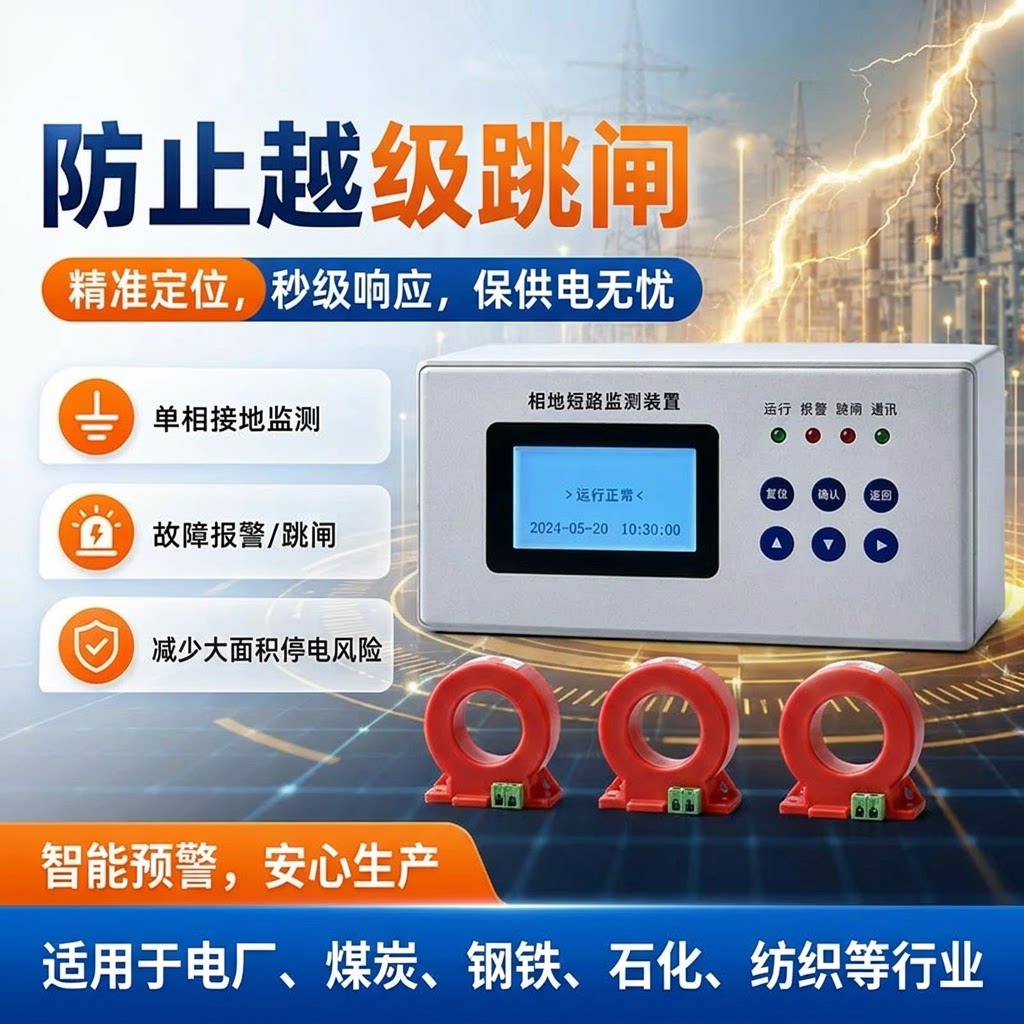 电力开关柜接地短路在线监测保护图片