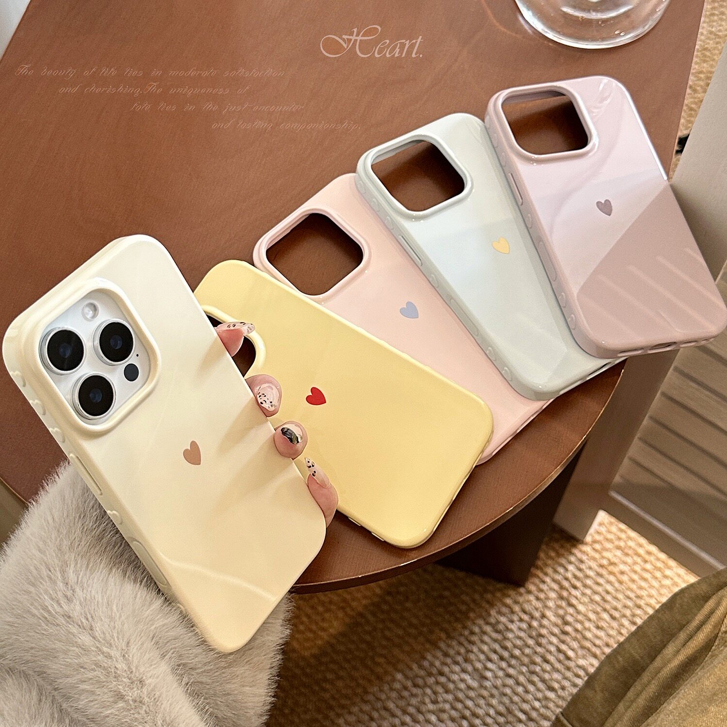 简约韩版侧面立体爱心适用iphone17promax包相机键16手机壳14可爱15粉色少女13创意12简约大孔手机壳