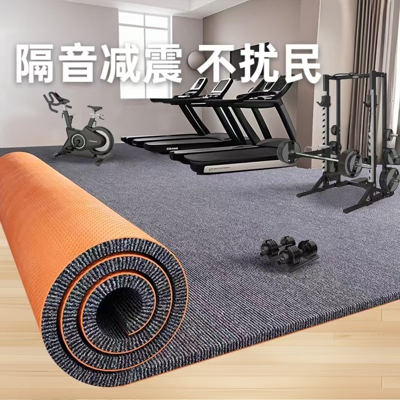 健身地毯跳操减震隔音家用毯吸音卧室鼓钢琴防噪音大面积静音地毯